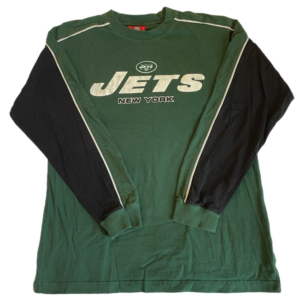 Vintage New York Jets Green Long Sleeve T-Shirt